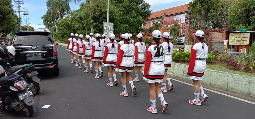 Kegiatan Lomba Gerak Jalan Tingkat Kabupaten Sman 1 Tejakula 